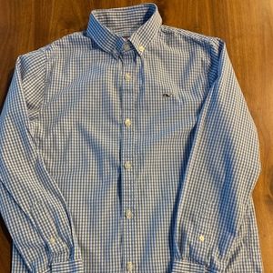 Kids Classic Gingham Whale Shirt